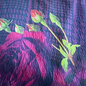 Ted Baker Floral Check Silk Cape Scarf